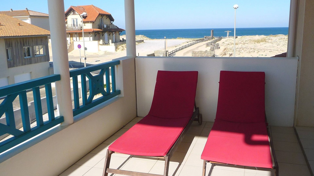 Mimizan Apartment | MIMIZAN plage: Apartment 50 m from the beach. Large ocean view terrace. WIRELESS