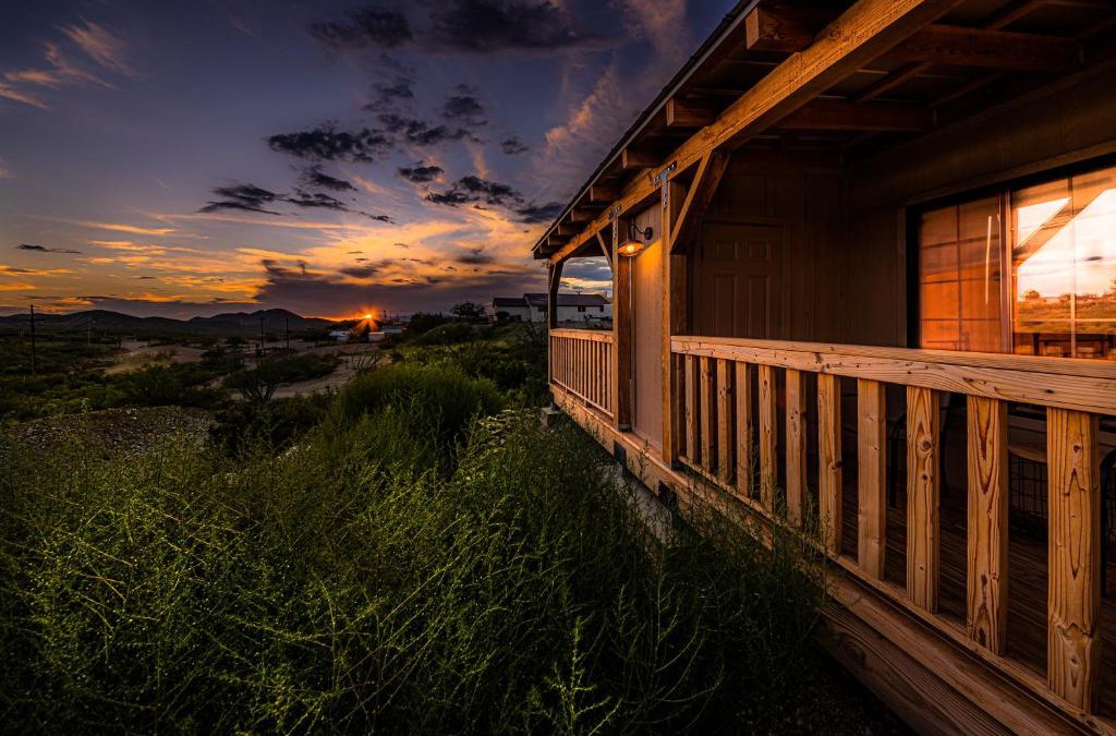 Tombstone Ski Chalet | Miners Cabin #4 - King Bed - Private Balcony with Views
