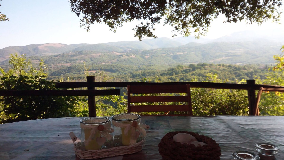 Colli sul Velino Apartment | Mini apartment panoramic view surrounded by greenery