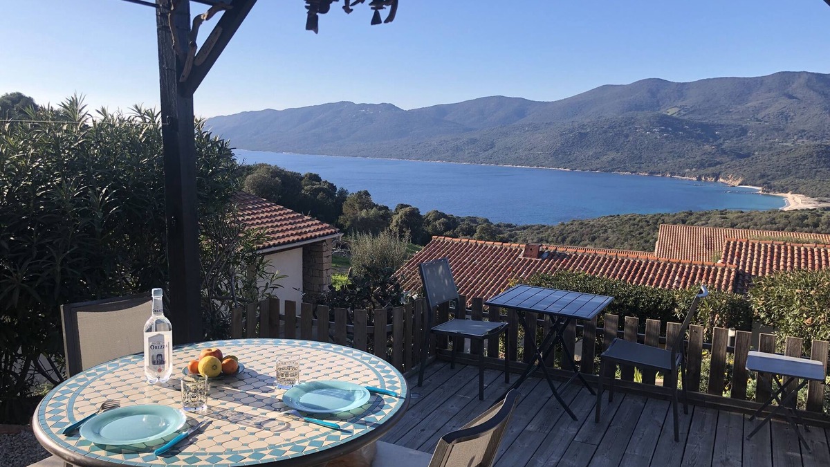 Serra-di-Ferro Villa | Mini-villa, magnificent sea view - heated pool - residence in Serra Di Ferro