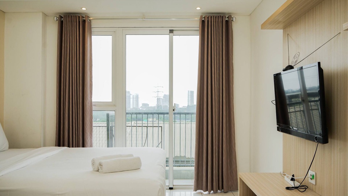 Bumi Serpong Damai Apartment | Minimalist And Warm Studio Casa De Parco Apartment