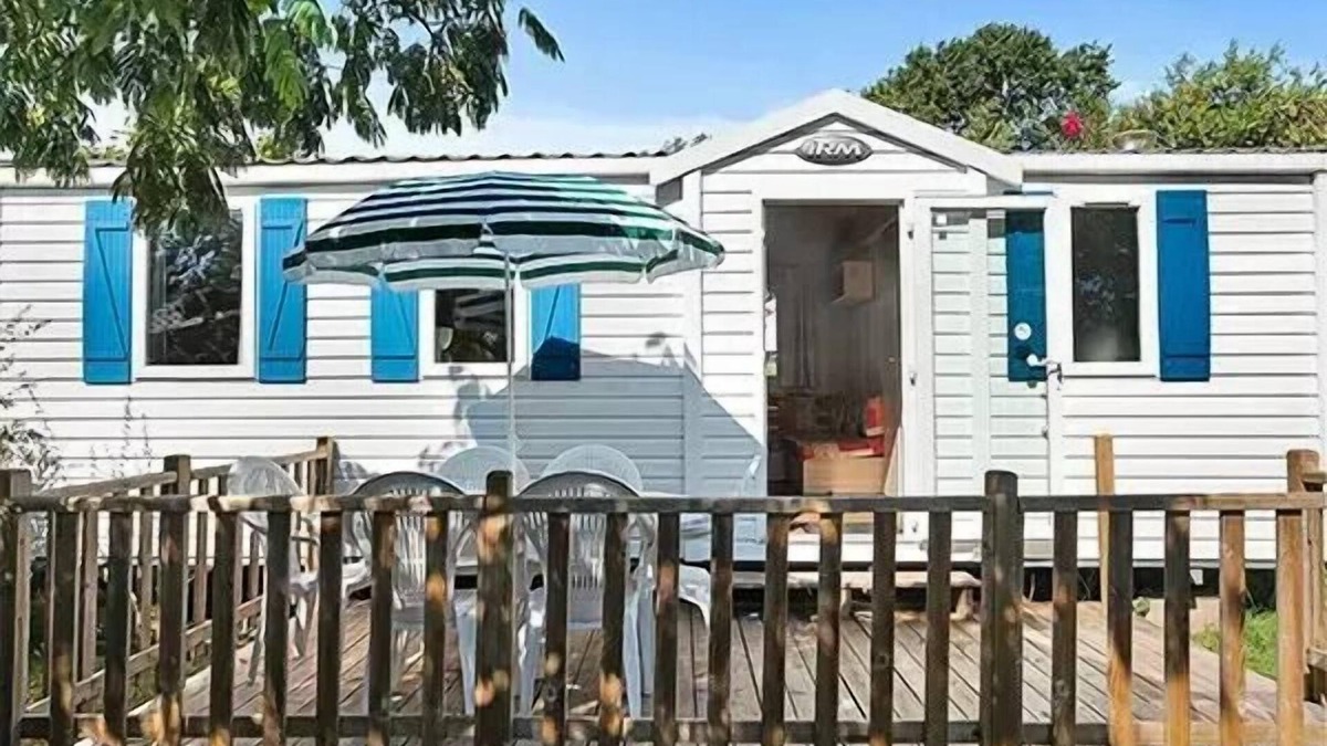 Pommeuse House | Mobil-home | Classic XL | 3 Ch. | 6 pers. | Uncovered raised terrace | A/C