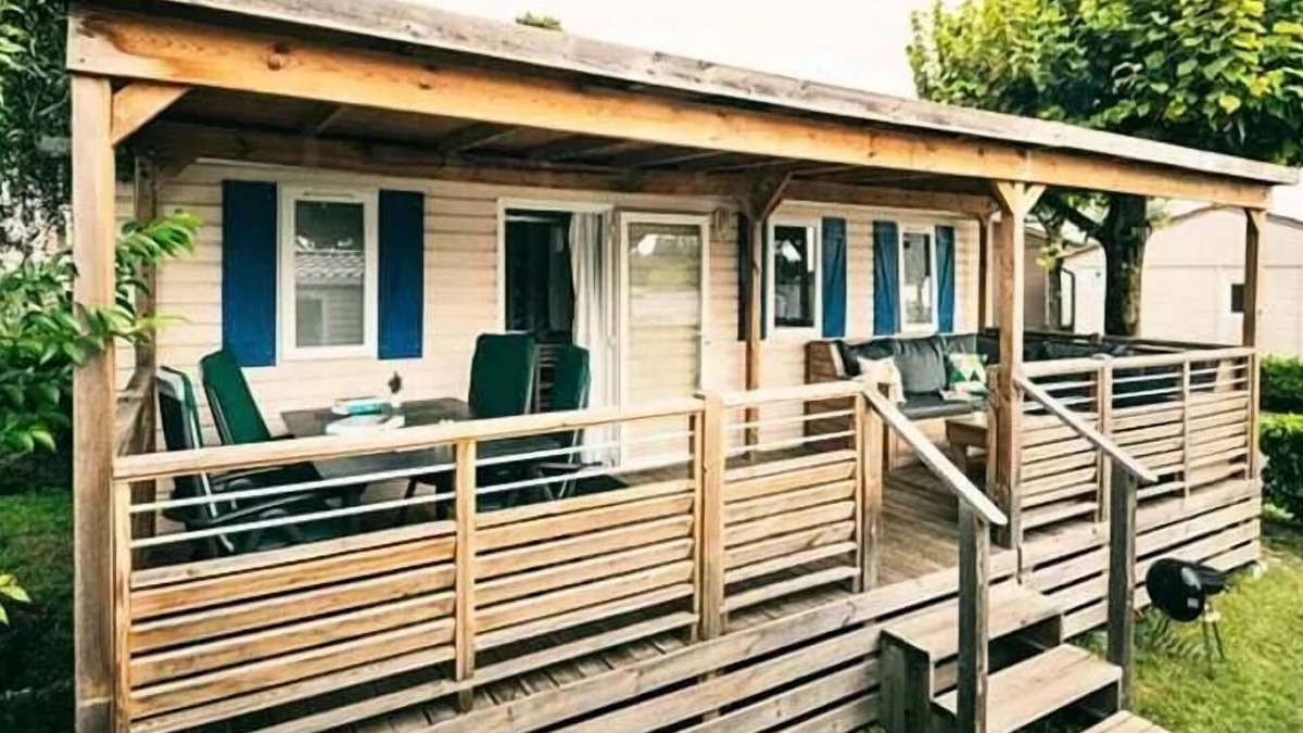 Guerard House | Mobile-home | Comfort | 3 Bedrooms | 6 sleeps | Raised terrace | A/C