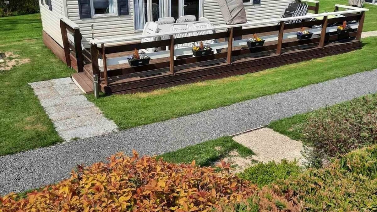 Corcieux House | Mobilhome avec piscine partagée