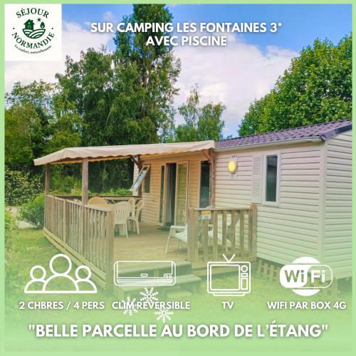 Ivry-la-Bataille Other | Mobilhomes Cozy 2 ou 3 chambres en bordure d'étang Camping 3 étoiles