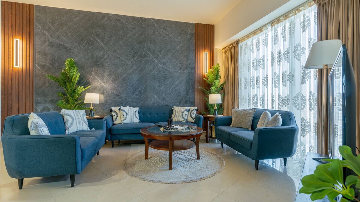 Al Aqiq Apartment | Modern 1 Bdr Apartment in Burj Rafal