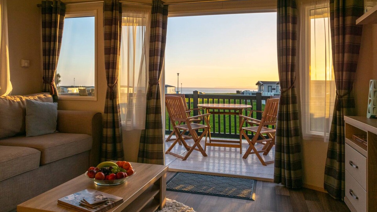 New Forest District House | Modern 2 Bedroom Caravan with Sea Views on the 5* Hoburne Naish Holiday Park