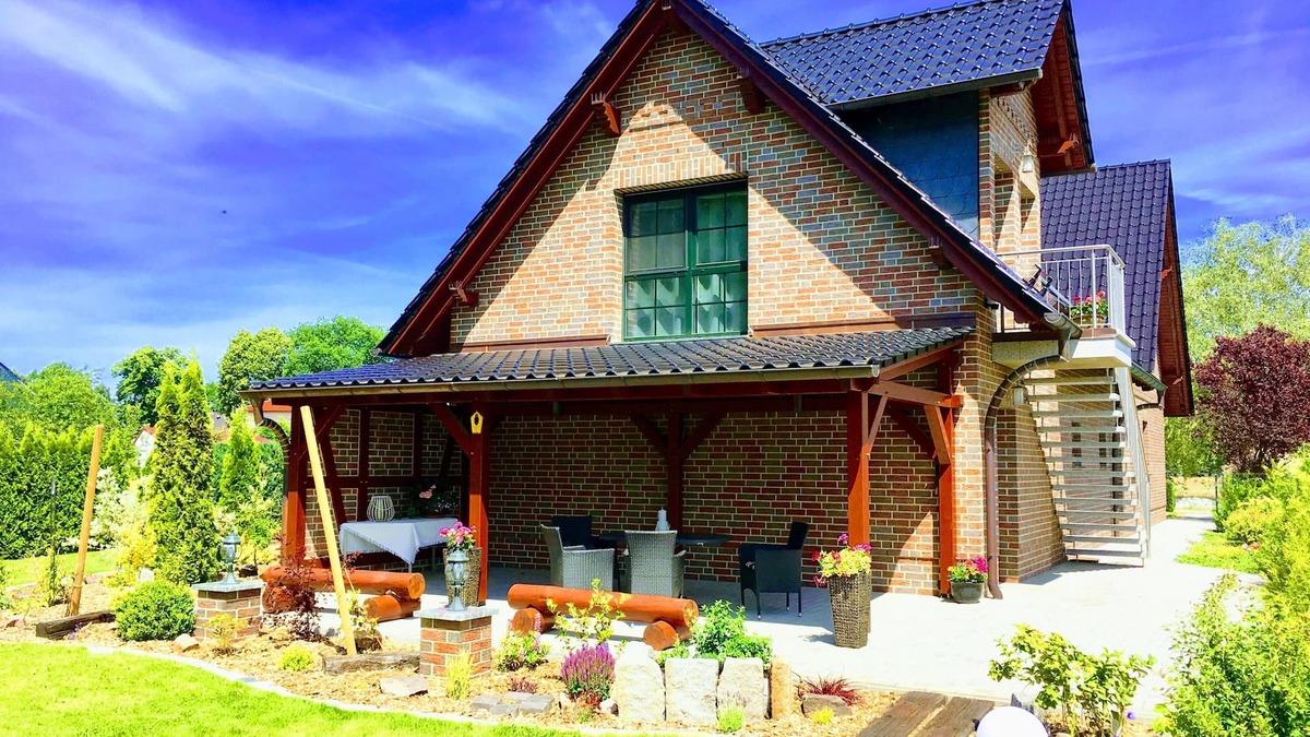 Radensdorf Apartment | Modern 4 star apartment with 2 bedrooms, large garden and playground