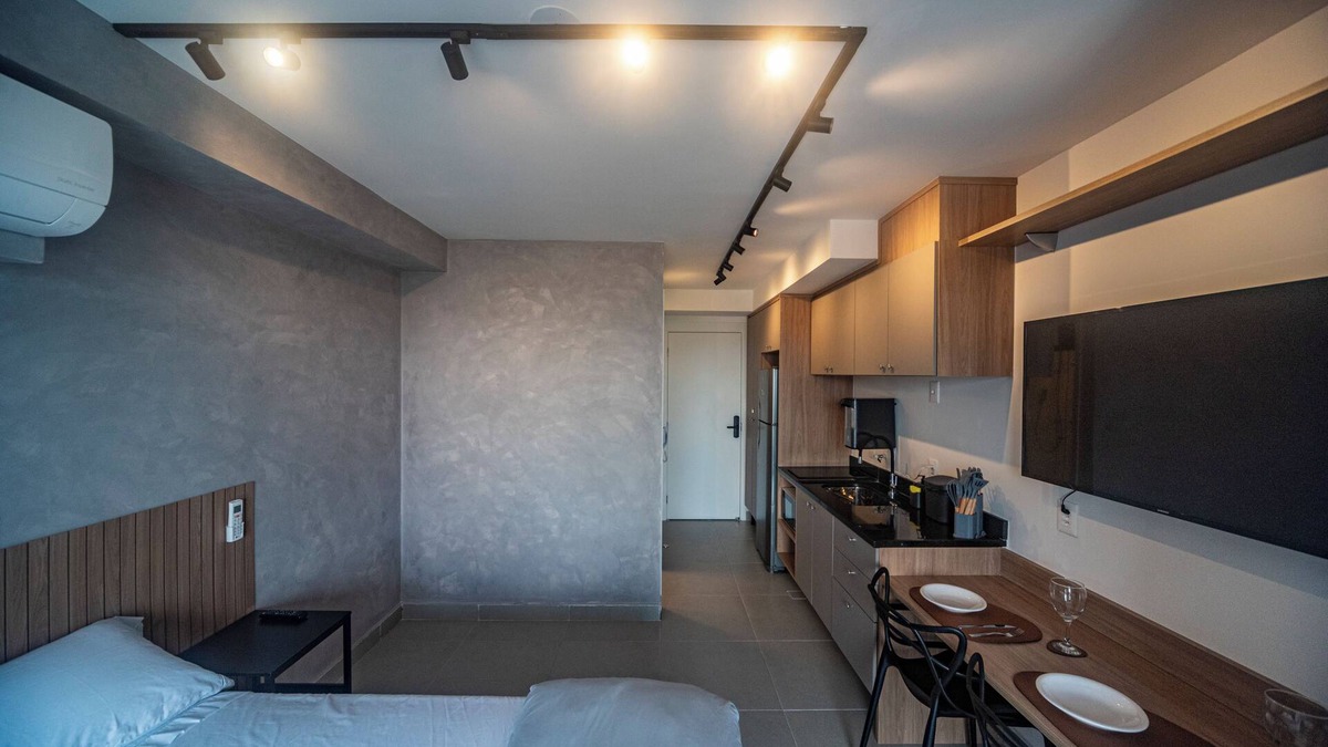Santo Amaro Apartment | Modern and Sophisticated Studio - Santo Amaro | Near US Consulate and Metro