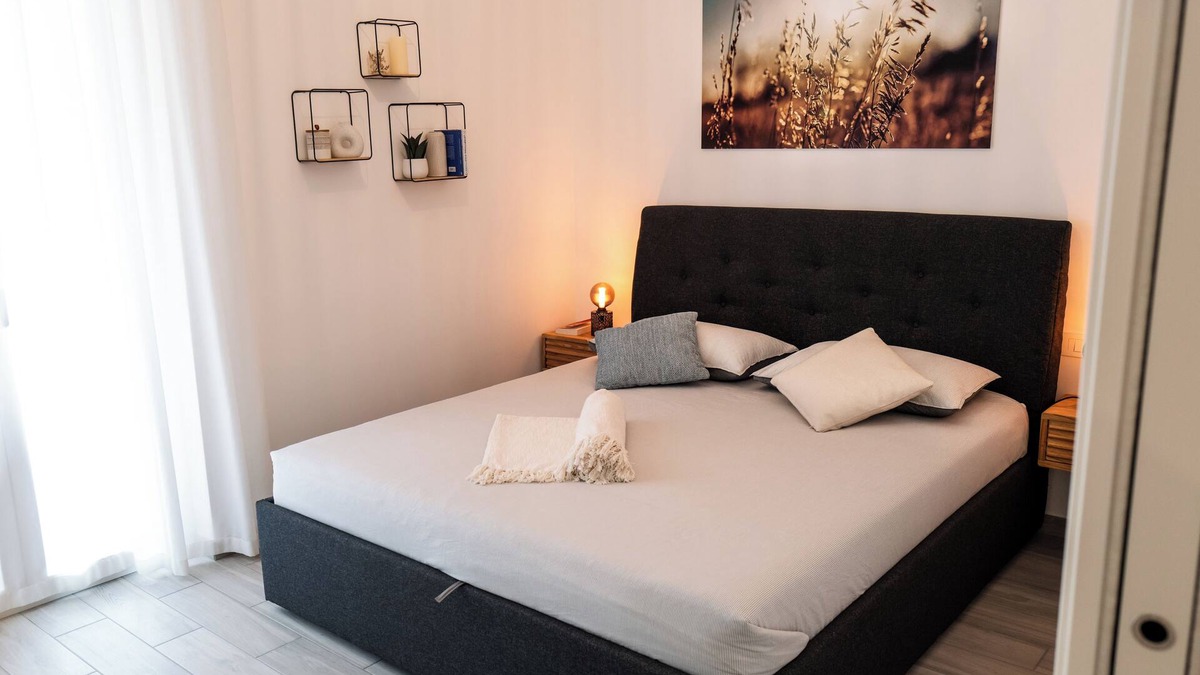 Capo d'Orlando Apartment | Modern apartment with sea view, top amenities and private parking space