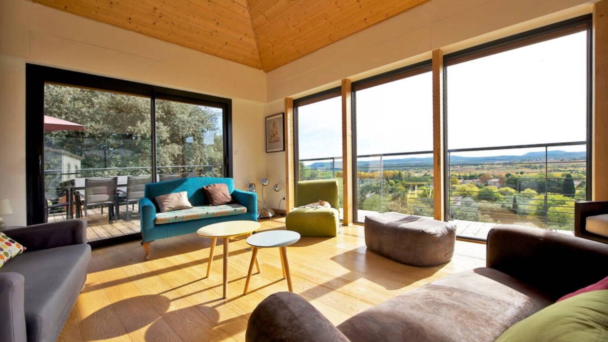 Corconne House | Modern architect build eco wooden house