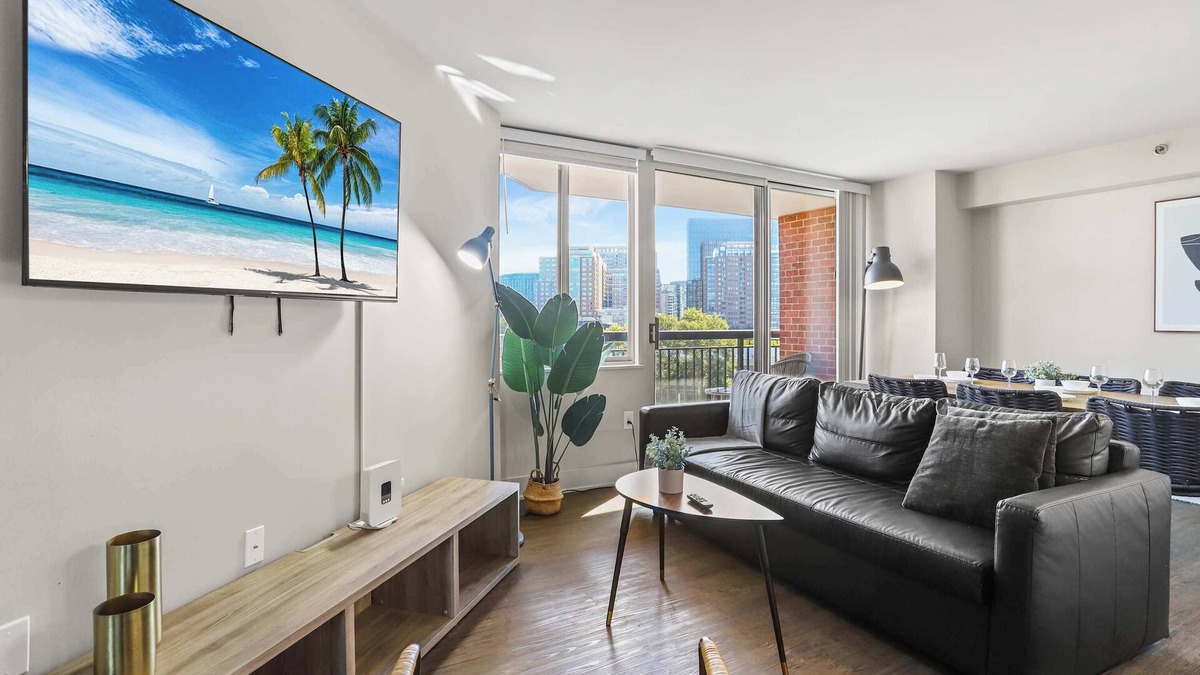 Pentagon City Apartment | Modern Arlington Gem - Stylish Apt with City Views