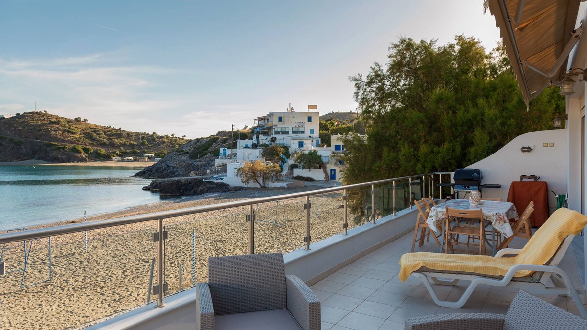 Kaloi Limenes Condo | Modern Beach Front Condo in South Crete