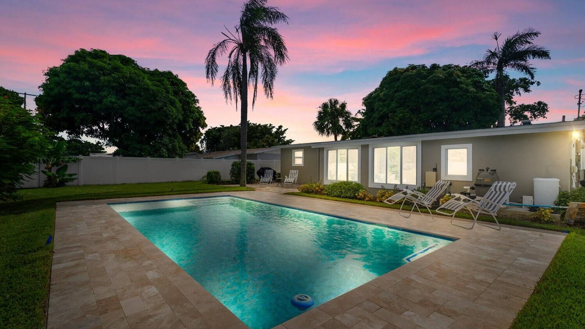 North Palm Beach House | Modern Coastal Home with brand NEW HEATED private saltwater pool!