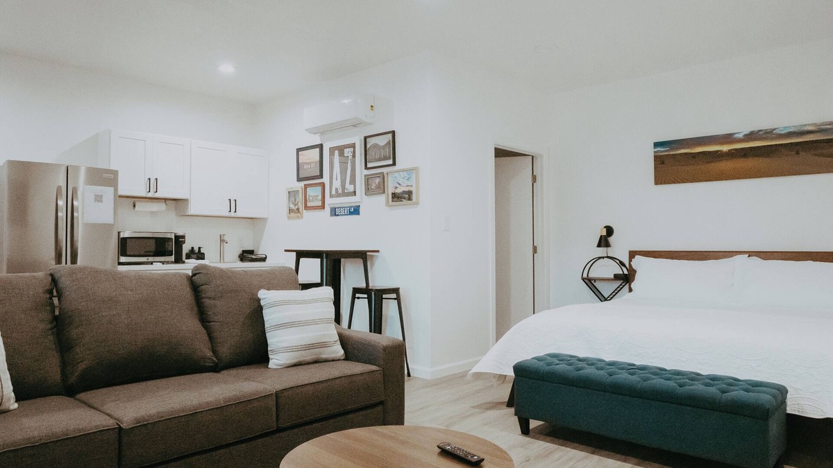 Yuma Townsite Apartment | Modern Desert Oasis Studio in Historic Downtown Yuma