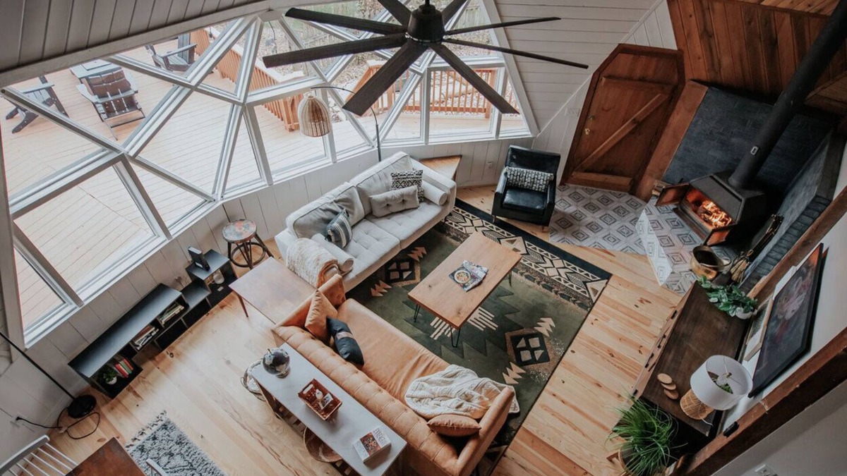 Tate Cabin | Modern Dome + Cottage w/Views of Amicalola State Park!