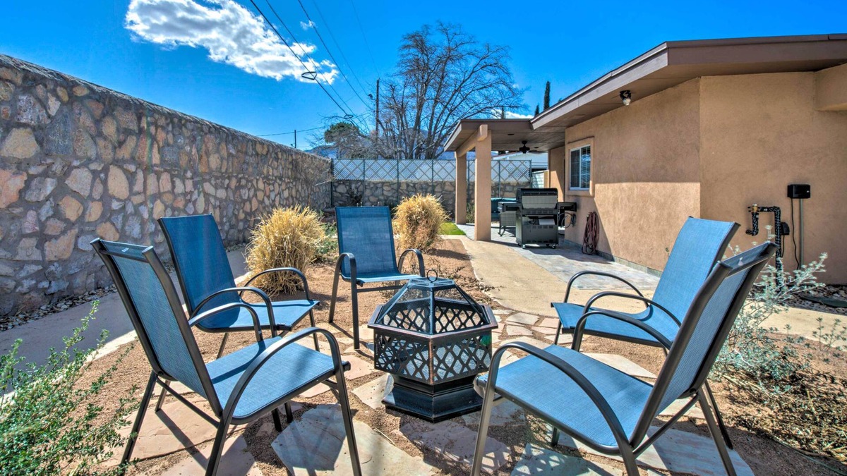 Northeast El Paso House | Modern El Paso Home w/Backyard & Fire Pit!