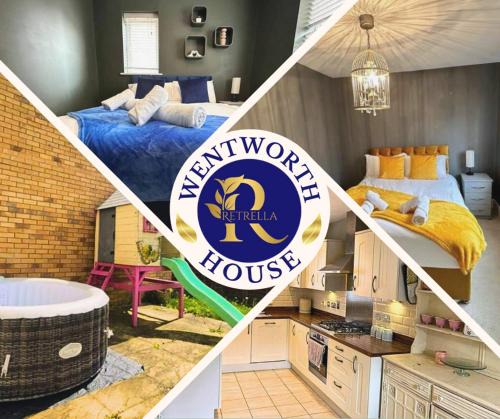 Peterborough House | Modern Escape with Hot Tub 4 Car Parking