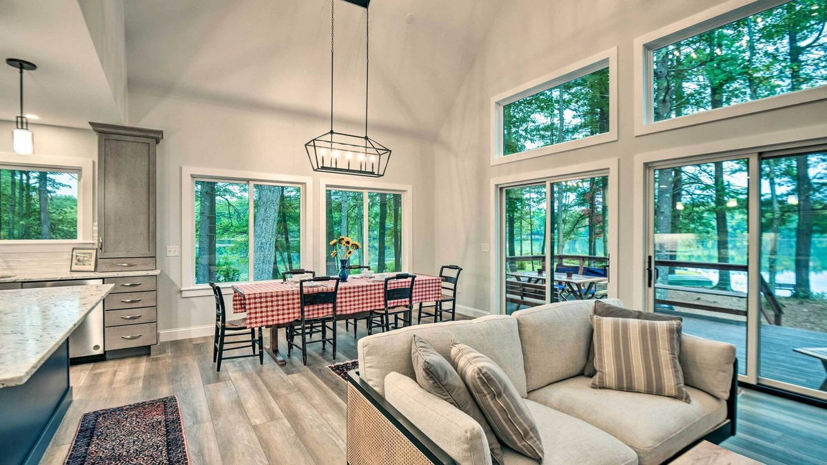 West Hopkinton House | Modern Francestown Retreat on Scobie Pond!