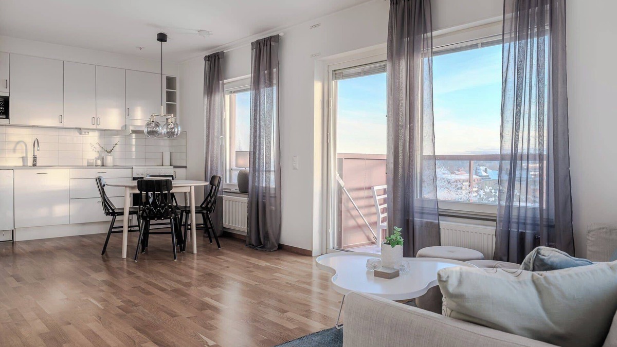 Pitea Apartment | Modern Harbor View Apt in Piteå