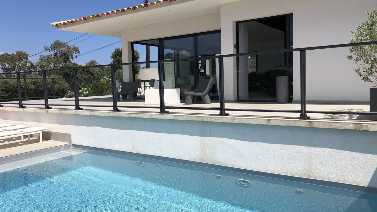 Cirendinu Villa | MODERN HOUSE PORTO VECCHIO AIR-CONDITIONED PRIVATE POOL SUPERB SEA/MOUNTAIN VIEW