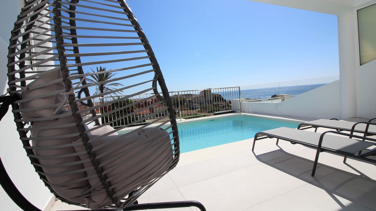 Cabo de Palos House | Modern house, private heated pool and sea views