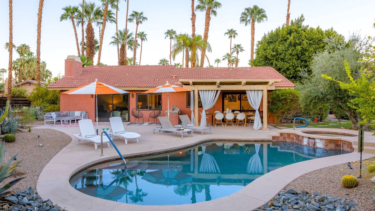 Araby House | Modern Loma Vista - Very Private Yard w/Views. Heated Pool, Spa, Firepit