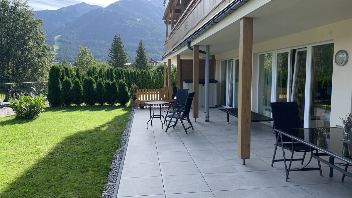 Seefeld in Tirol Apartment | Modern luxury 2 bedroom ground floor apartment with outside terrace and garden