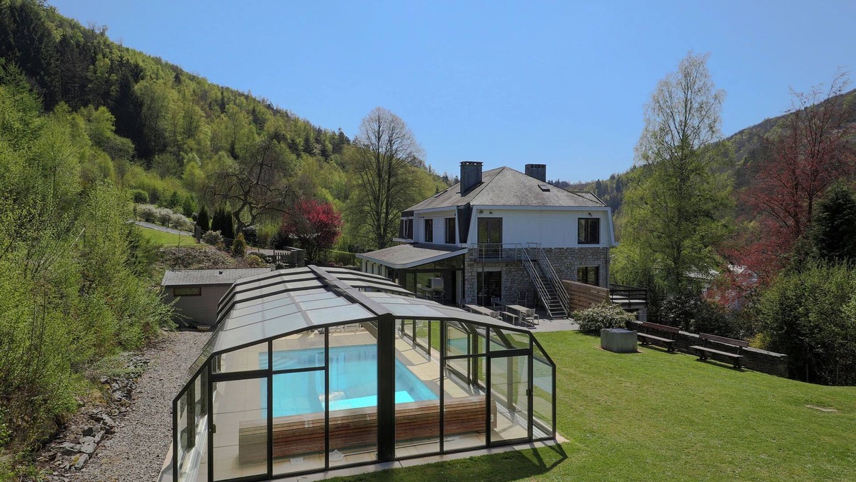 Vielsalm Villa | Modern Mansion in Vielsalm with Sauna and Private Pool