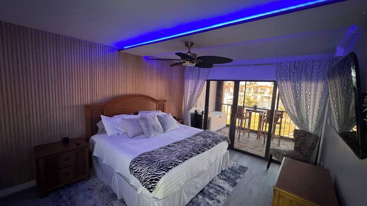 Burnt Store Marina Condo | Modern Marina View, Steps from Restaurant in Burnt Store Marina Gated Community