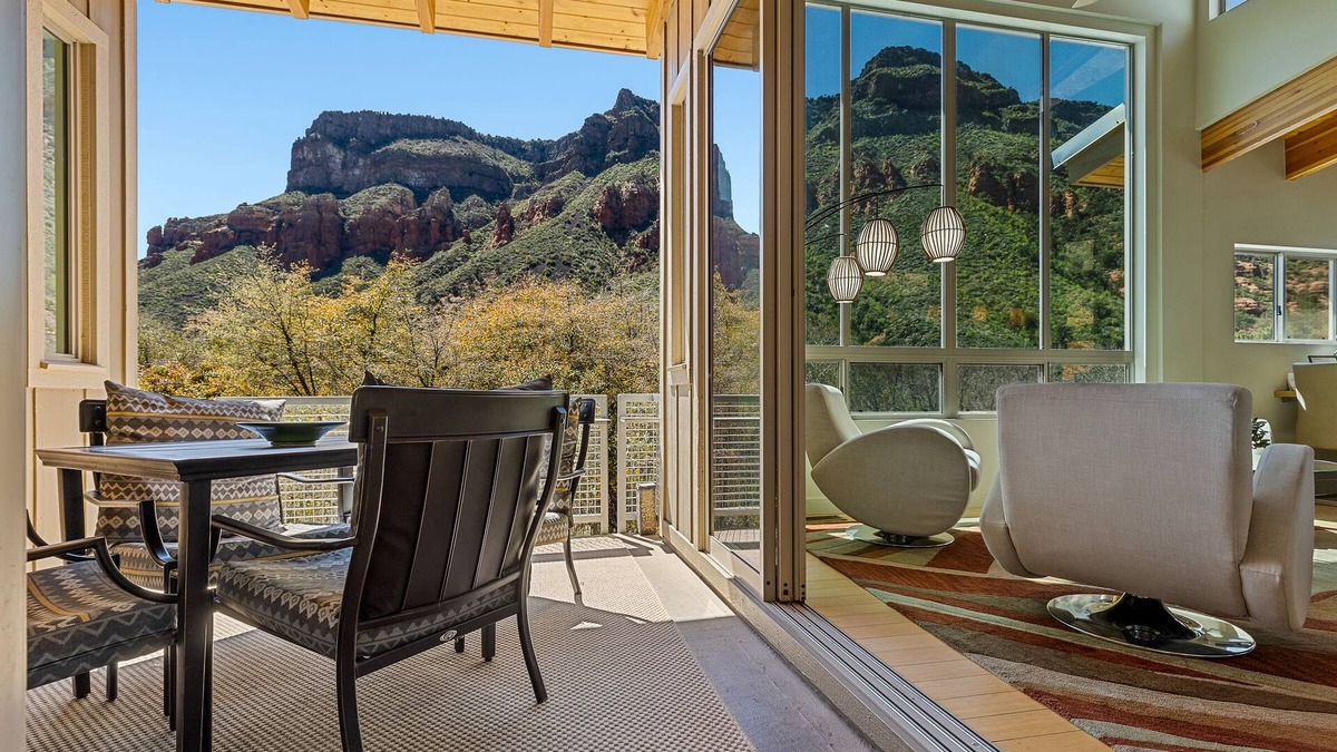 Sedona House | Modern Masterpiece with Paint Red Rock Views in Oak Creek Canyon near Slide Rock