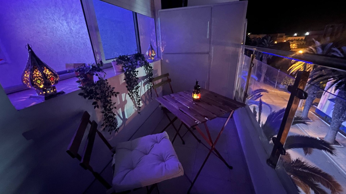 Mohammedia Apartment | Modern Moroccan Style 1 Bedroom Apt - PS4 -WiFi.