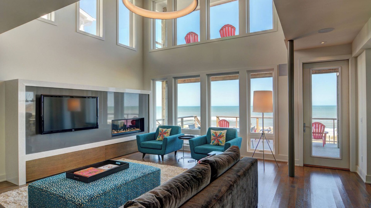 Kure Beach House | Modern Oceanfront Home With Elevator