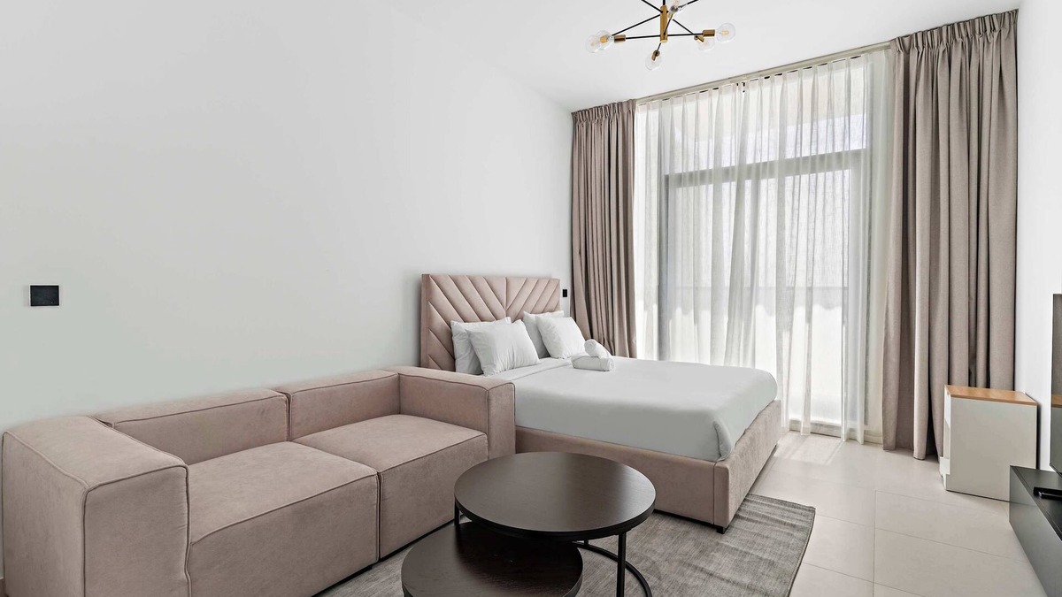 Dubai Apartment | Modern Studio in Al Furjan with pool and gym