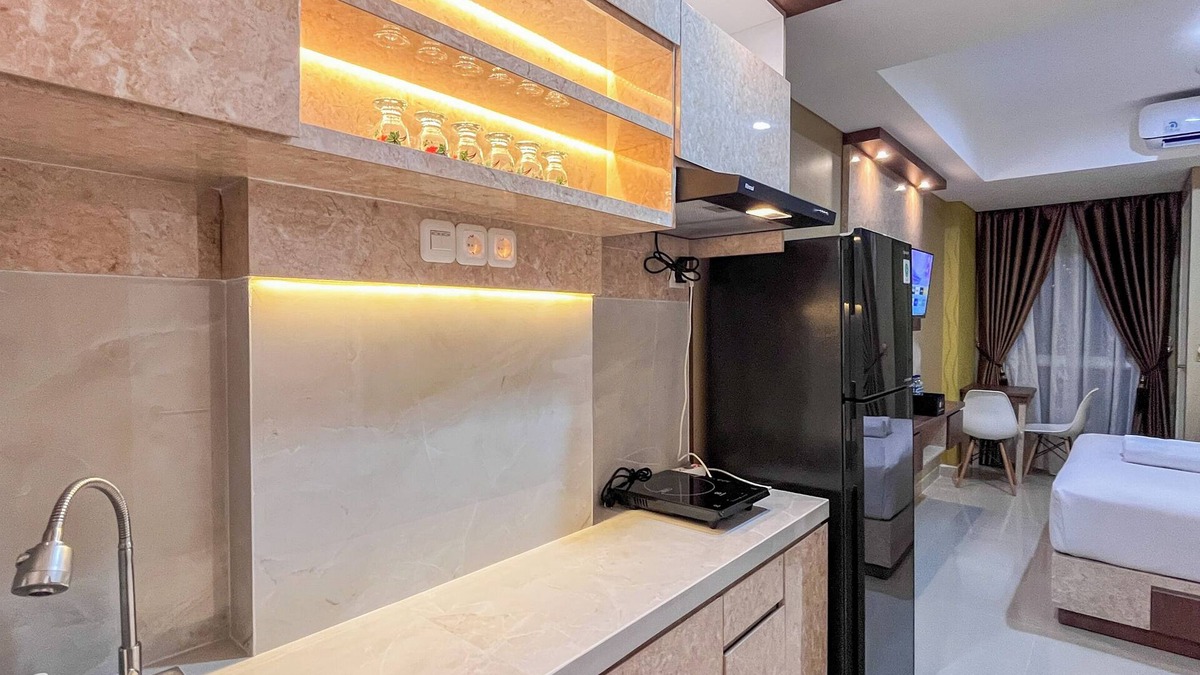 Biringkanya Apartment | Modern Studio Room Apartment At Tamansari Skylounge Makassar