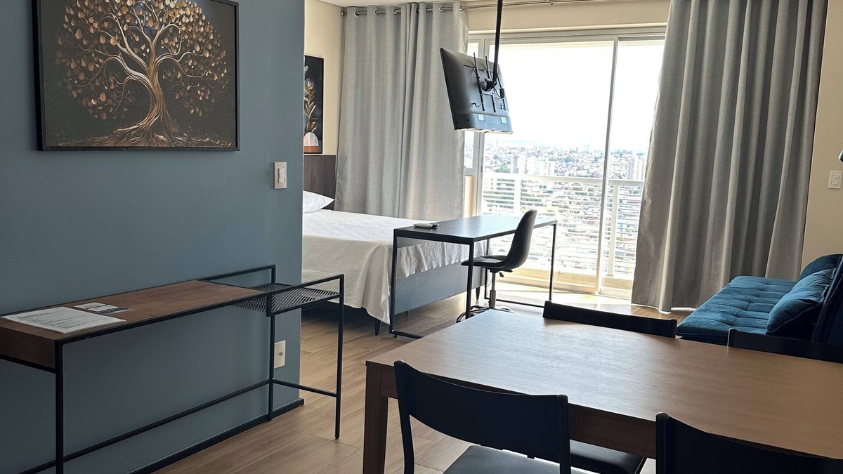 Osasco Apartment | Modern studio with amazing view and garage