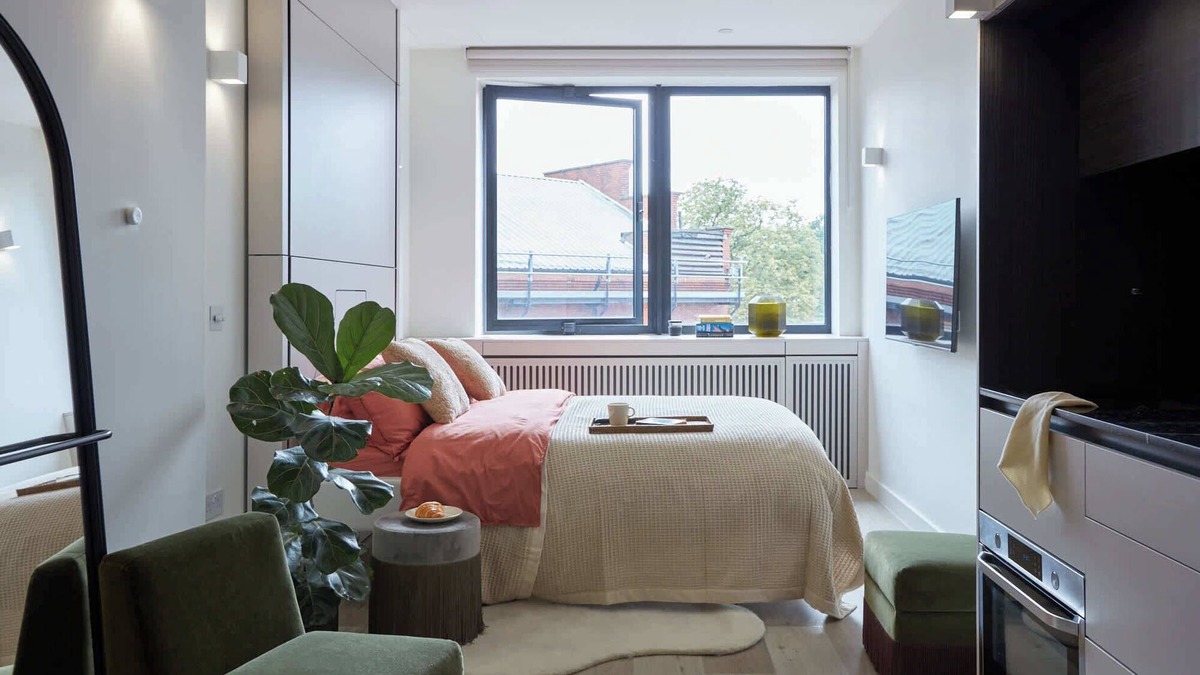 Harrow Apartment | Modern Studios w/Gym & Rooftop | The Hill by Nestor