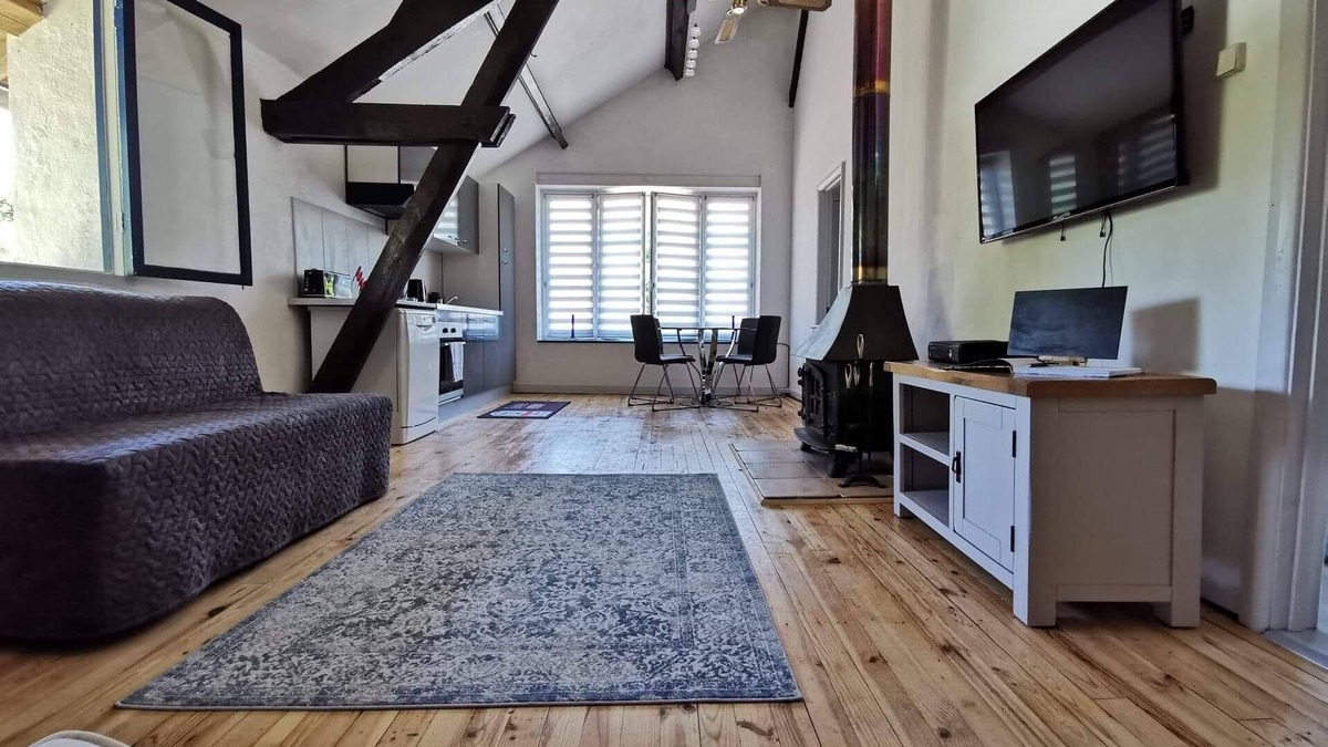 Moutier-Malcard Apartment | Modern styled penthouse apartment on an old Mill site in the Creuse