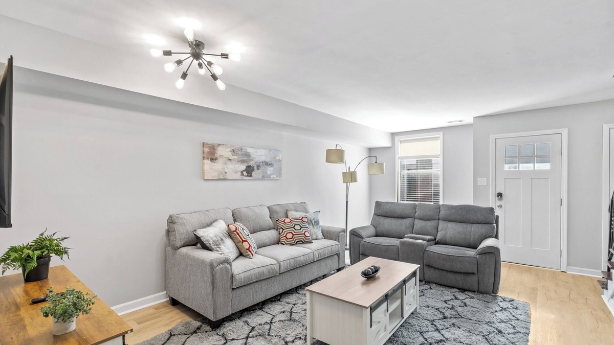 Gastonia Apartment | Modern Townhome w/Balcony Walk to FUSE Stadium