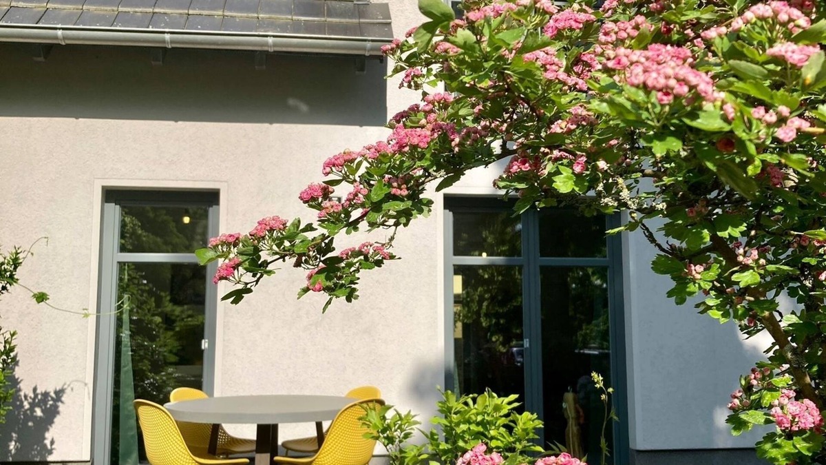 Nordliche Ortsteile House | Modern vacation home/vacation apartment by the castle park and lake, fireplace, bathing area