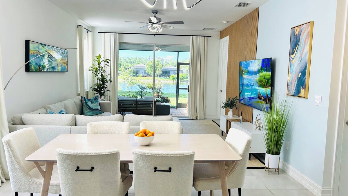 Bonita Springs House | Modern Water View Bliss House 3-bedroom 2-bath - Community Pool