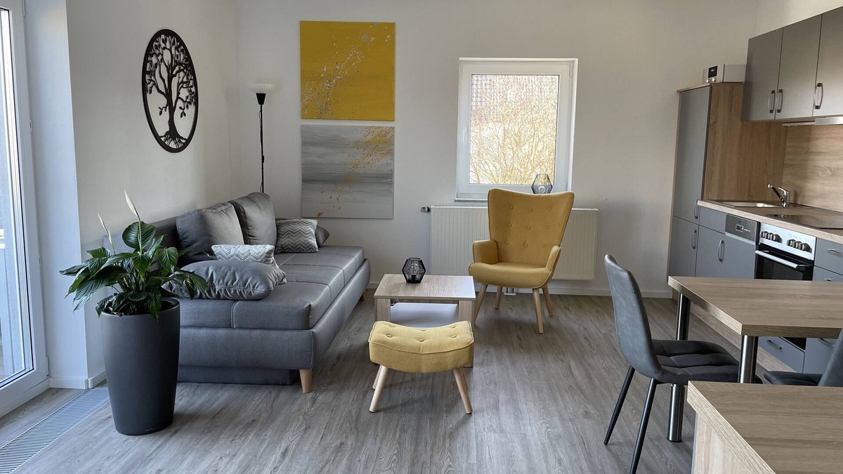 Bernsdorf Apartment | Moderne Wohnung mit Balkon Inmitten der Lausitz