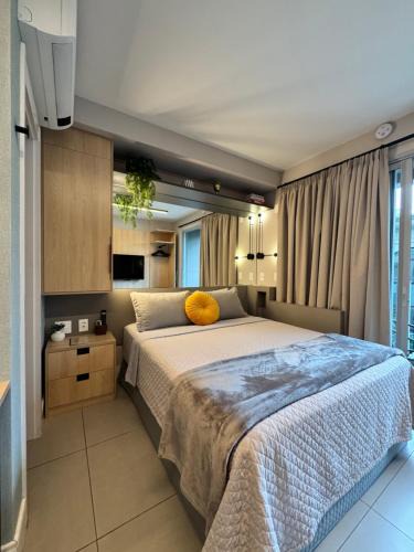 Pinheiros Apartment | Moderno em Endereço Privilegiado, Pinheiros - Faria Lima - Cama Queen