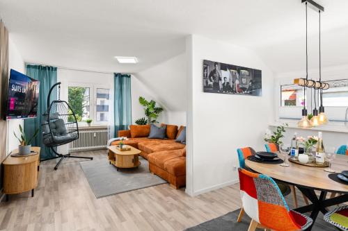 Grundschottel Apartment | MOLA Apartments-Geräumiges Apartment in Wetter bis 6 Personen, XXL Couch, Parkplatz und WLAN