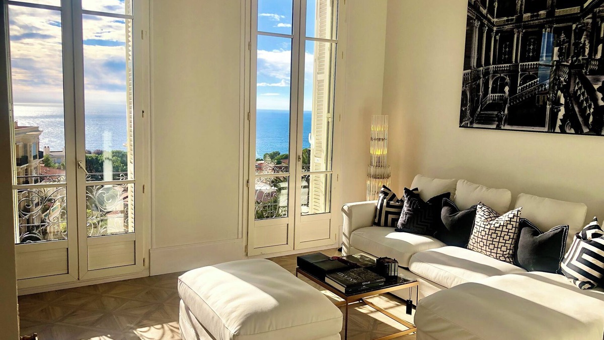 Cap d'Ail Apartment | Monaco Luxury Appartement panoramic seaview