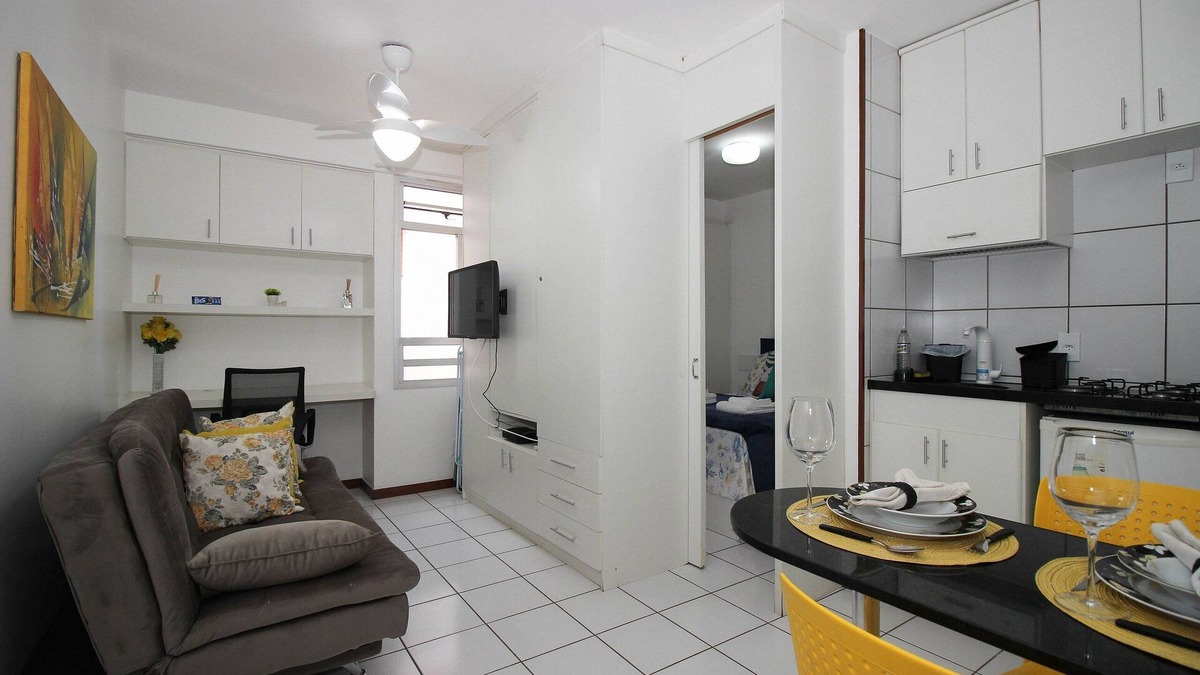 Sudoeste e Octogonal Condo | Mont Serrat Studios Apartment - Garage