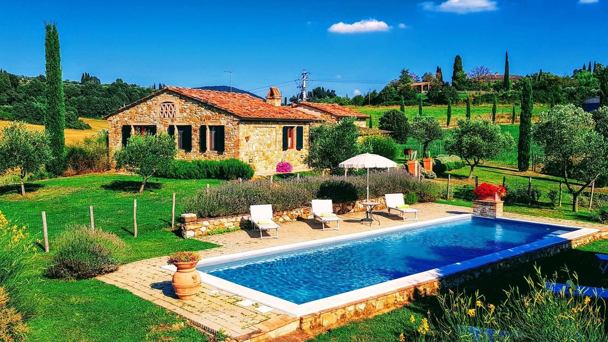 Bollano Villa | Montalcino: Private villa in the heart of Tuscany, private pool,panoramic view!