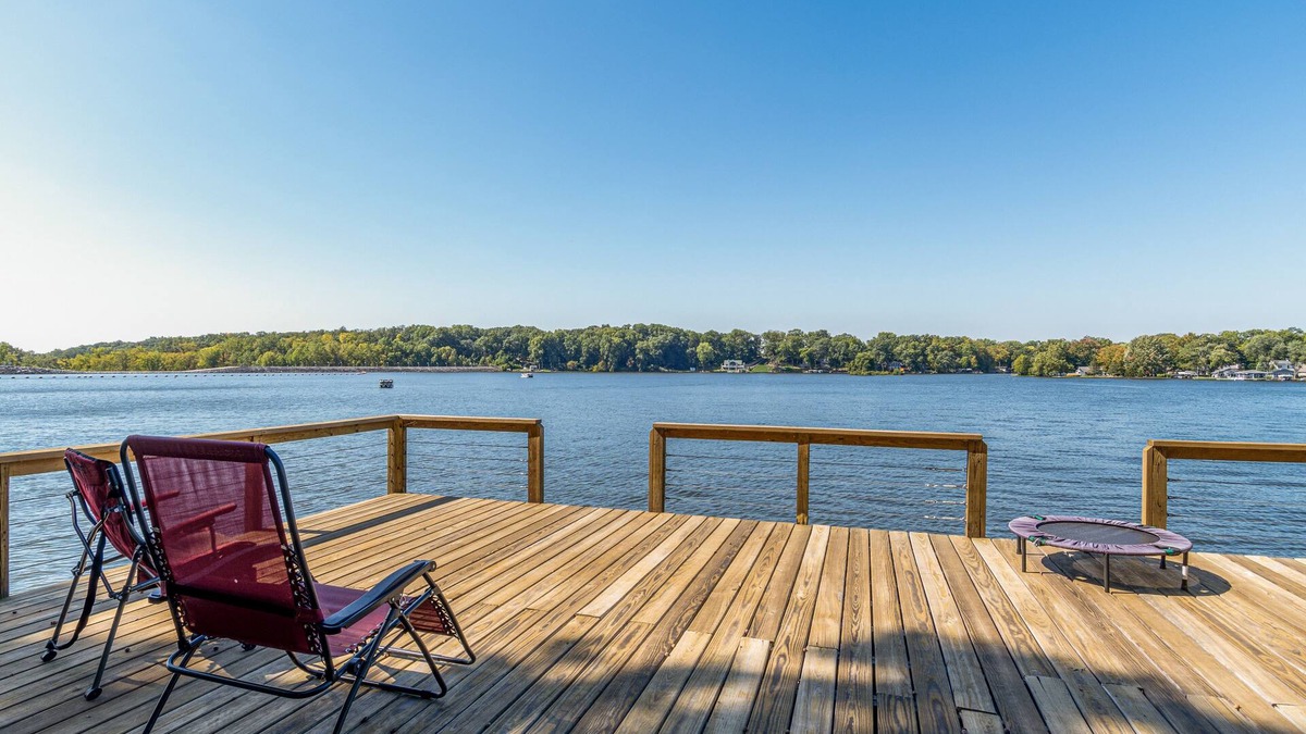 Monticello House | Monticello Vacation Rental w/Private Boat Dock!