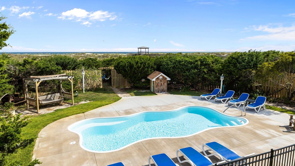 The Point House | Moonlit Dunes-Private Single Family Beachfront Home w/Pool on The Point