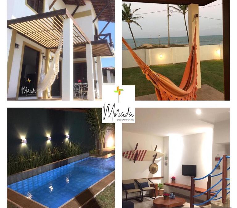 Barra de Camaratuba House | Morada dos Cataventos (Frente Mar)